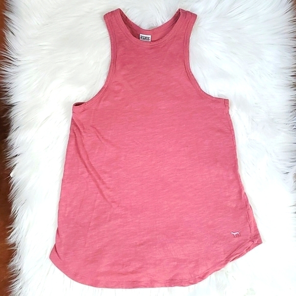 2016 Victoria's Secret PINK Dusty Pink Sleepwear Chunky Tank Top Womens Sz XS - Picture 5 of 13